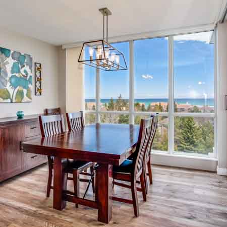 Dining Room overlooking Georgian Bay View